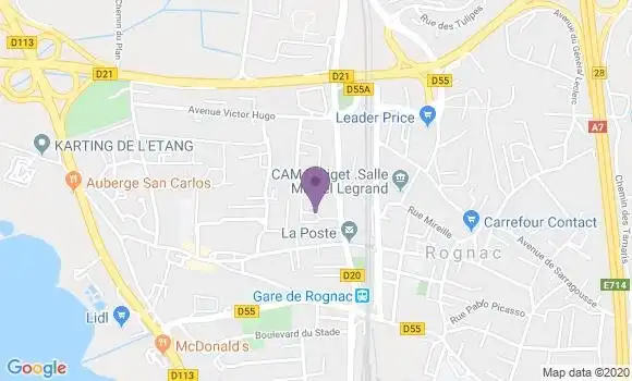 Localisation Delphine Dufrene
