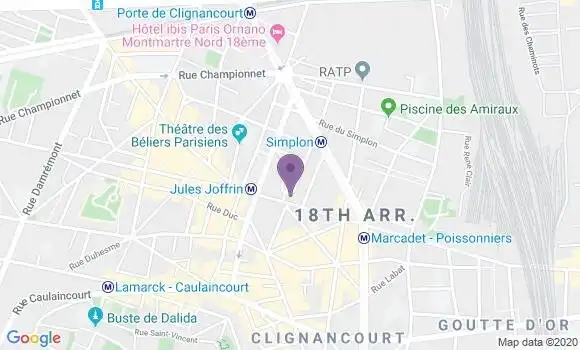 Localisation Antoine Vanius