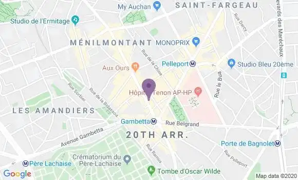 Localisation Géraldine Court Madelenat