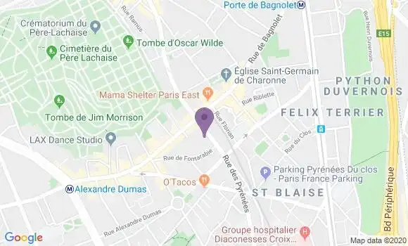 Localisation Béatrice Nouhet