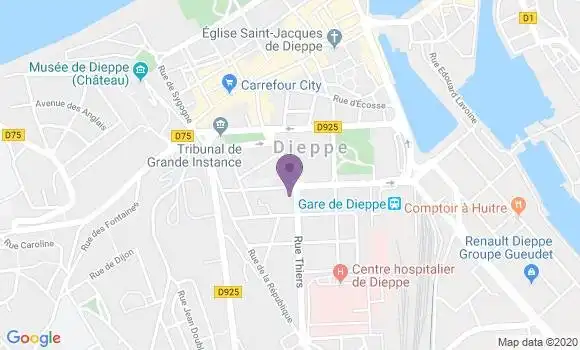 Localisation Erwan Saudrais