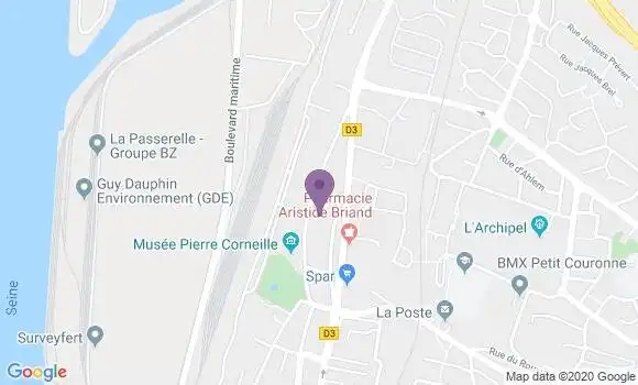 Localisation Virginie Perier