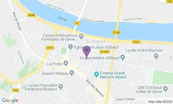 Localisation Nadine Pottier