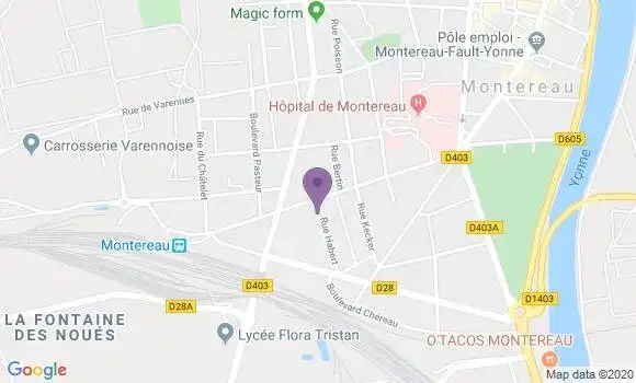 Localisation Jessica Marchand
