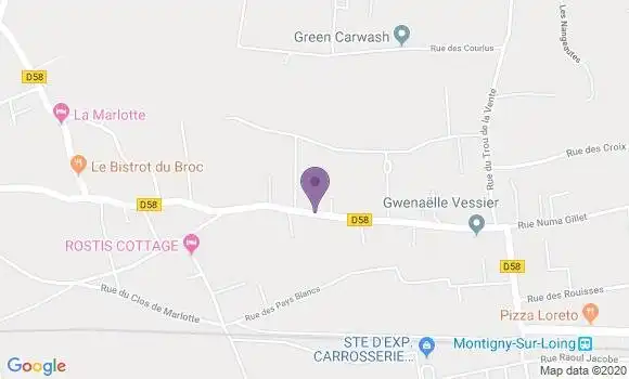 Localisation Elise Dano