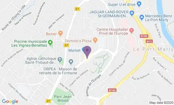 Localisation Caroline Courtin