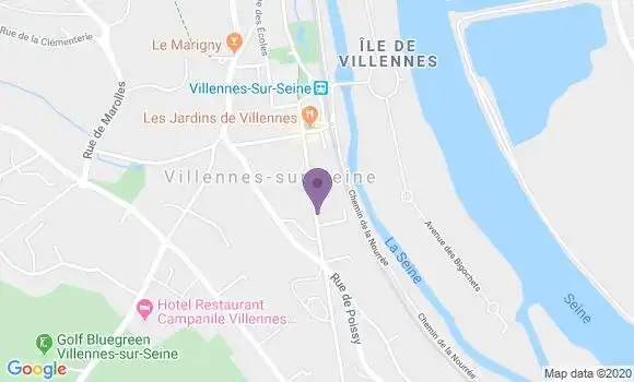 Localisation Evelyne Debras