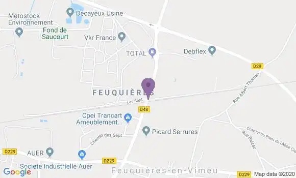 Localisation Ambre Magnier